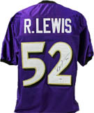 Ray Lewis Autograph teams Memorabilia On Main Street, Click Image for More Info!