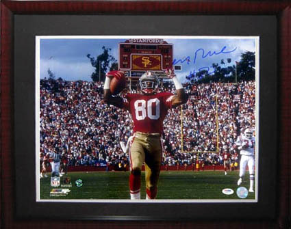 Jerry Rice Autograph Sports Memorabilia from Sports Memorabilia On Main Street, sportsonmainstreet.com