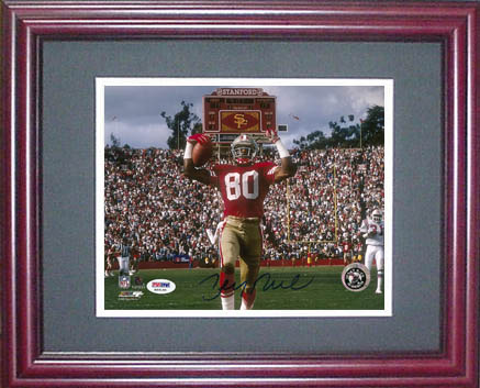 Jerry Rice Autograph Sports Memorabilia from Sports Memorabilia On Main Street, sportsonmainstreet.com