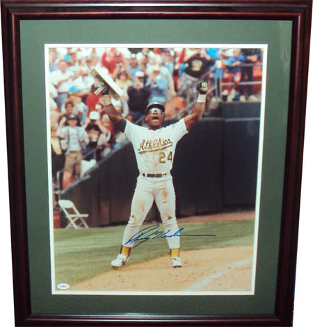 Rickey Henderson Autograph Sports Memorabilia from Sports Memorabilia On Main Street, sportsonmainstreet.com