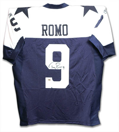 Tony Romo Autograph Sports Memorabilia from Sports Memorabilia On Main Street, sportsonmainstreet.com