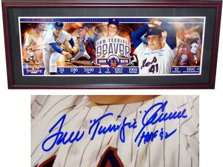 Tom Seaver Autograph Sports Memorabilia from Sports Memorabilia On Main Street, sportsonmainstreet.com