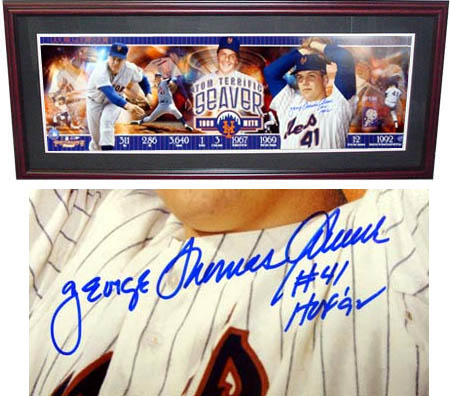 Tom Seaver Autograph Sports Memorabilia from Sports Memorabilia On Main Street, sportsonmainstreet.com