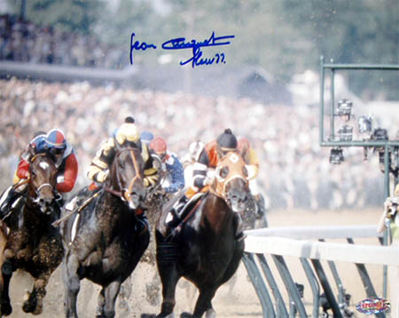 Jean Cruguet Seattle Slew Autograph Sports Memorabilia from Sports Memorabilia On Main Street, sportsonmainstreet.com