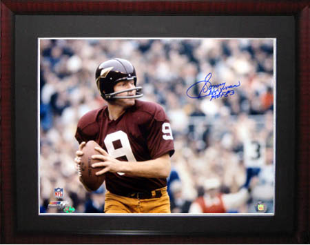 Sonny Jurgenson Autograph Sports Memorabilia from Sports Memorabilia On Main Street, sportsonmainstreet.com