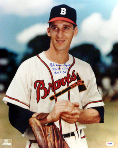 Warren Spahn Autograph Sports Memorabilia from Sports Memorabilia On Main Street, sportsonmainstreet.com