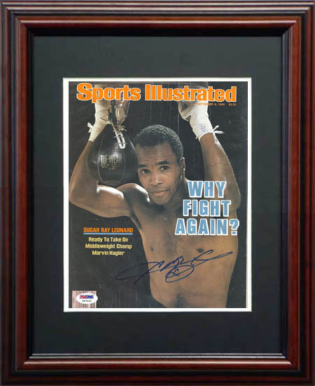 Sugar Ray Leonard Autograph Sports Memorabilia from Sports Memorabilia On Main Street, sportsonmainstreet.com