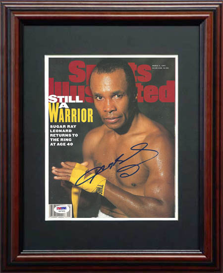 Sugar Ray Leonard Autograph Sports Memorabilia from Sports Memorabilia On Main Street, sportsonmainstreet.com