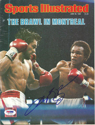 Sugar Ray Leonard Autograph Sports Memorabilia from Sports Memorabilia On Main Street, sportsonmainstreet.com