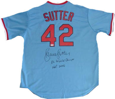 Bruce Sutter Autograph Sports Memorabilia from Sports Memorabilia On Main Street, sportsonmainstreet.com