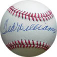 Ted Williams Autograph Sports Memorabilia, Click Image for more info!