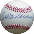 Ted Williams Autograph Sports Memorabilia On Main Street, Click Image for More Info!