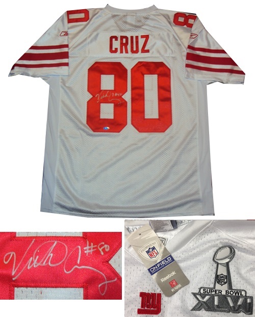 Victor Cruz Autograph Sports Memorabilia from Sports Memorabilia On Main Street, sportsonmainstreet.com