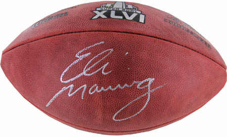 Eli Manning Autograph Sports Memorabilia from Sports Memorabilia On Main Street, sportsonmainstreet.com